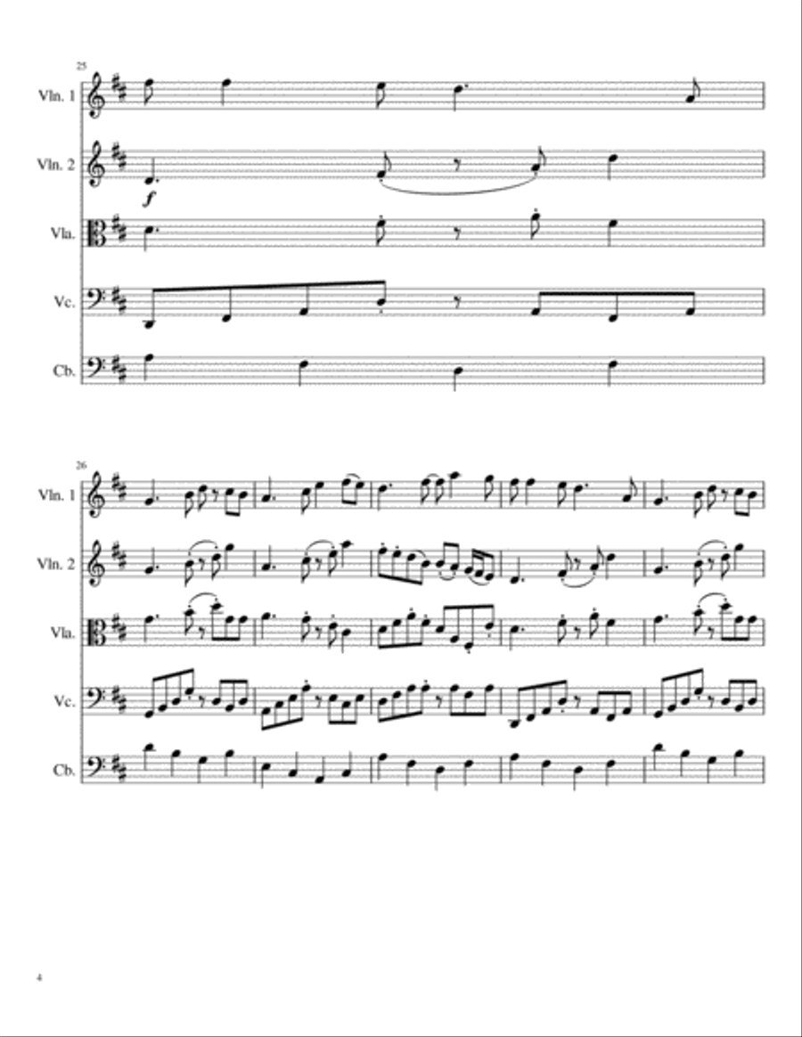 Windy Friday String Quartet scores gallery preview page 4
