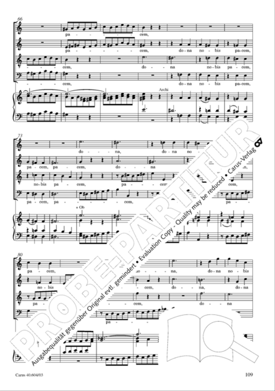 Grosse Mariazeller Messe in C 4-Part scores gallery preview page 118