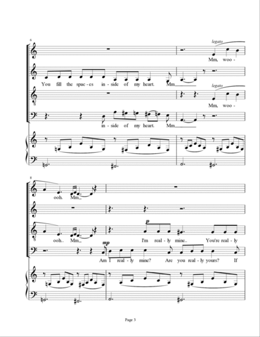 We Go Down Together We Go Down Together 4-Part scores gallery preview page 3