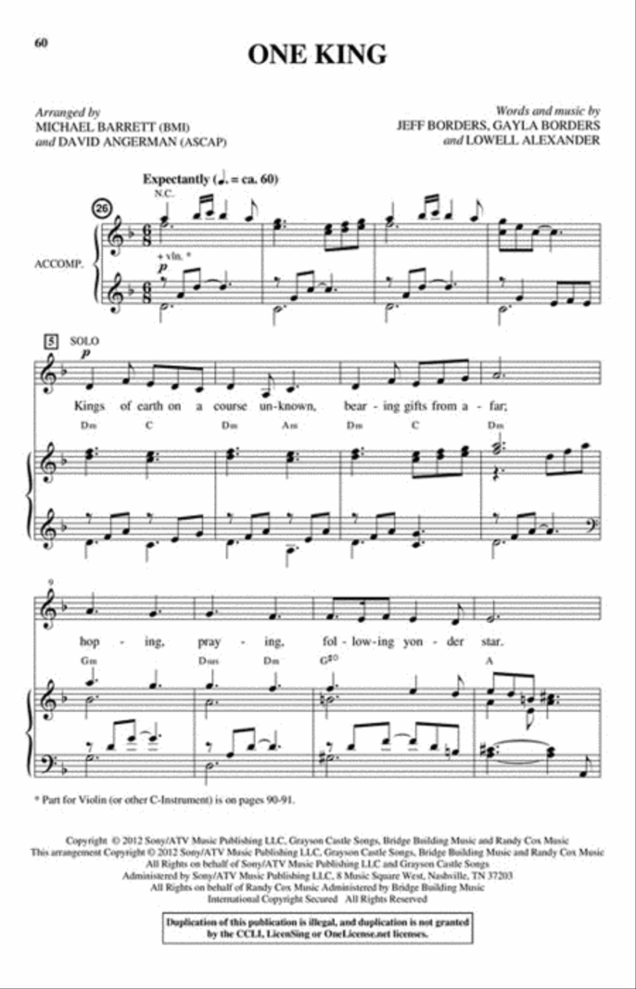All Is Well Choir scores gallery preview page 6