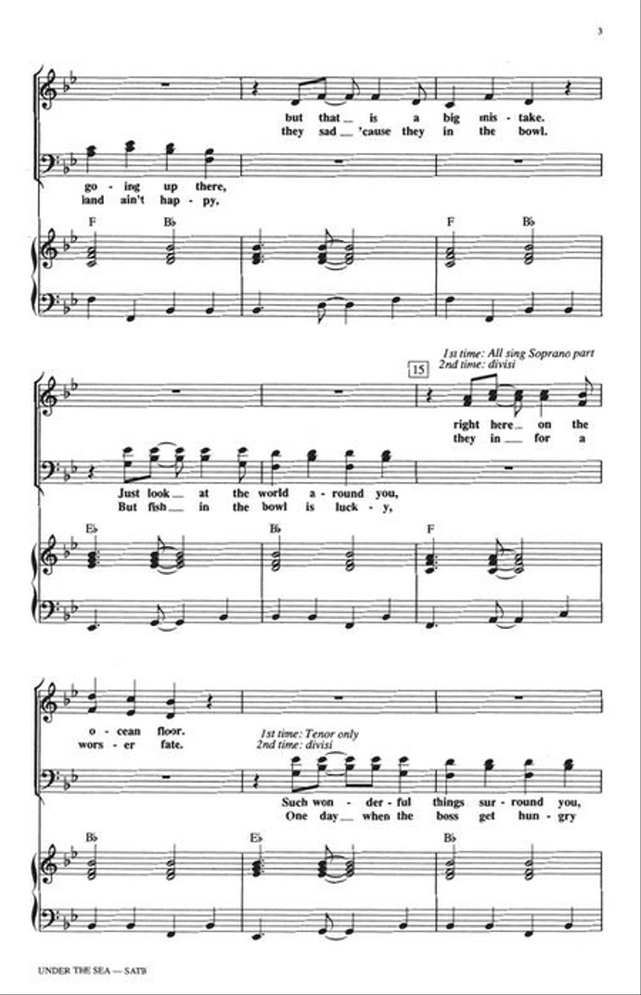 Under the Sea 4-Part scores gallery preview page 4