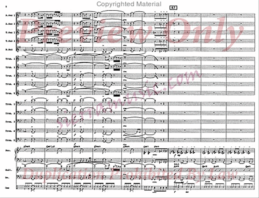 Every Summer Night Big Band scores gallery preview page 9