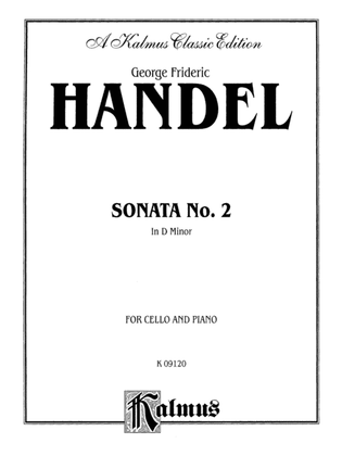 Book cover for Handel: Sonata No. 2 in D Minor