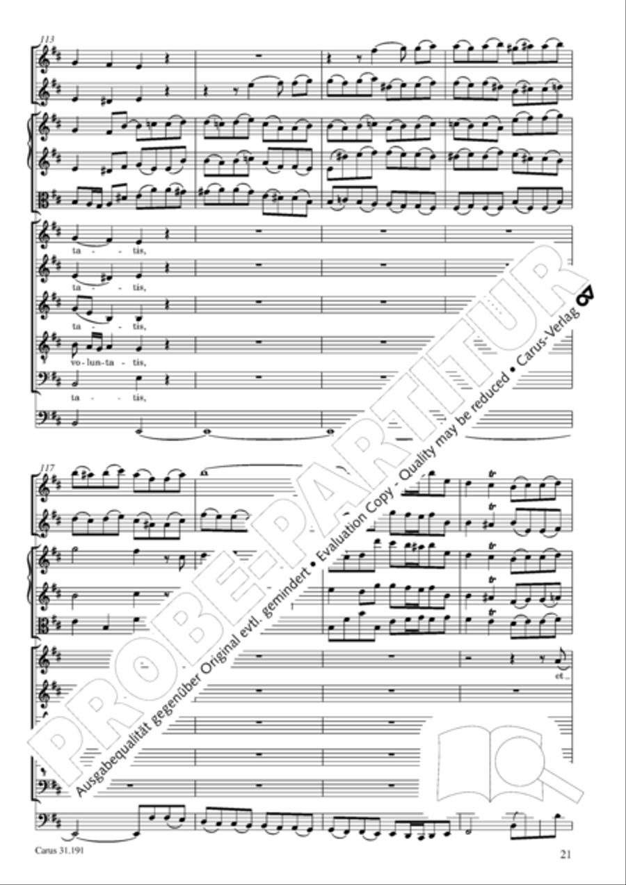 Gloria in excelsis Deo SSATB scores gallery preview page 21