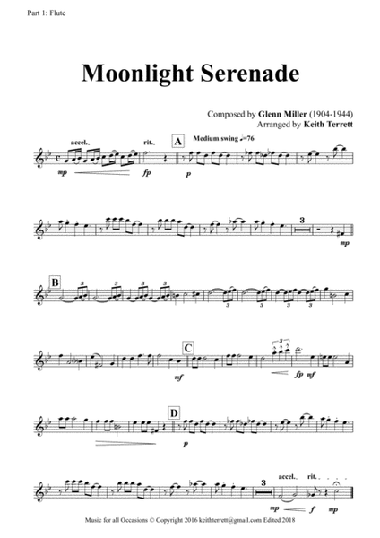 Moonlight Serenade for Wind Quintet image number null