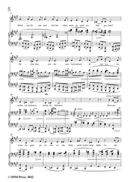 Brahms-Todessehnen,Op.86 No.6 in f sharp minor