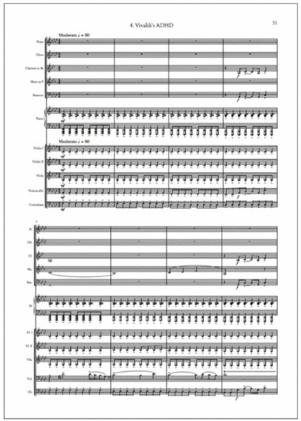 Veneziana for chamber ensemble and piano - Study score