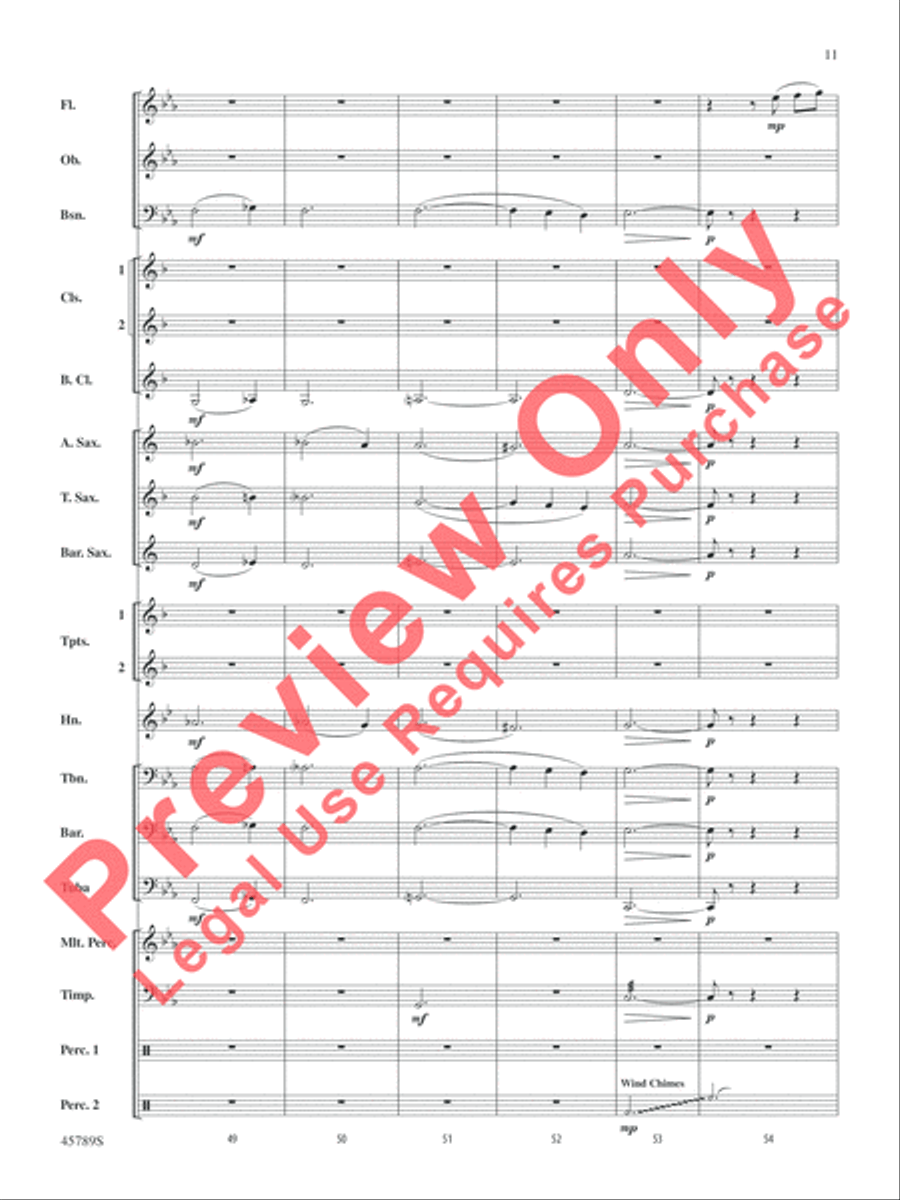 Images of Spain Concert Band scores gallery preview page 11