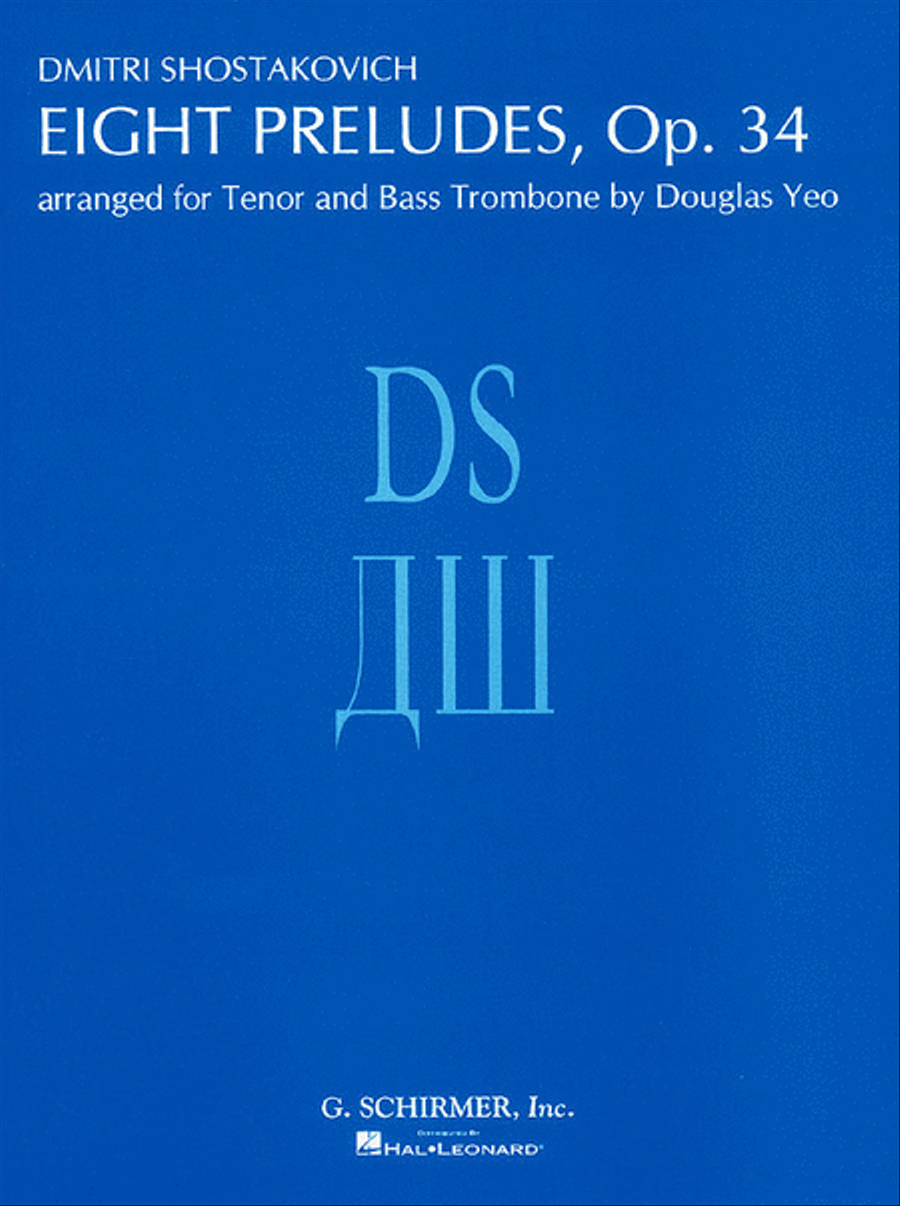Eight Preludes, Op. 34 Trombone Solo scores gallery preview page 1