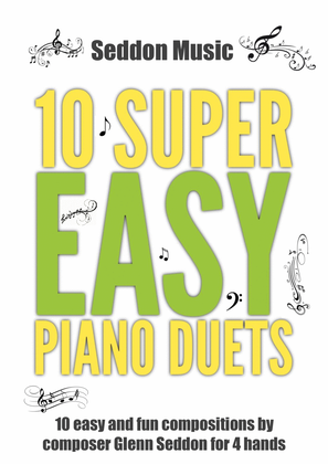 Book cover for 10 Easy Piano Duets