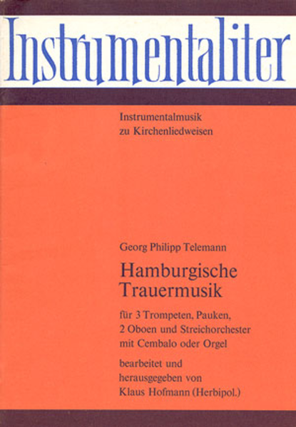 Hamburgische Trauermusik image number null