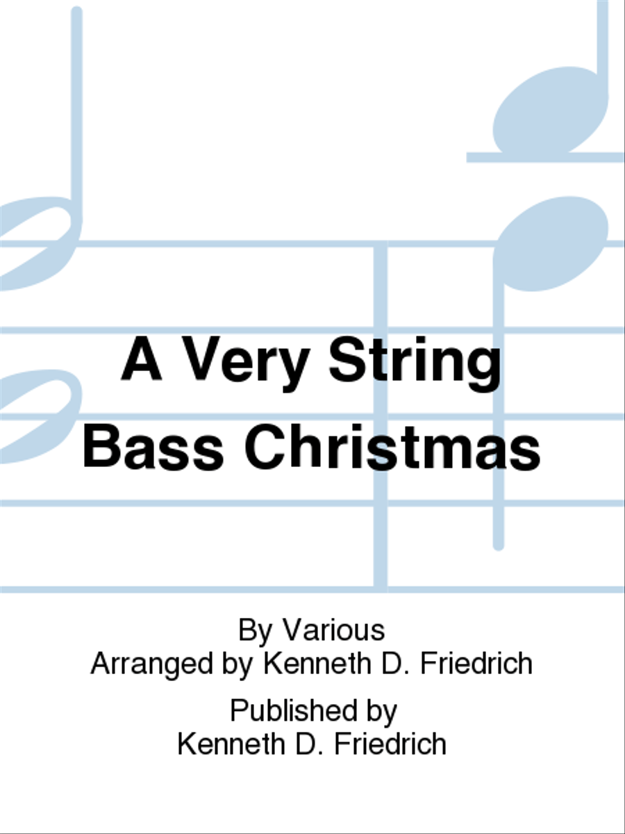 A Very String Bass Christmas String Duet scores gallery preview page 1