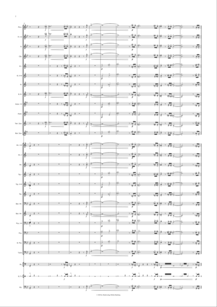 Crime Comedy Ouverture Concert Band scores gallery preview page 4