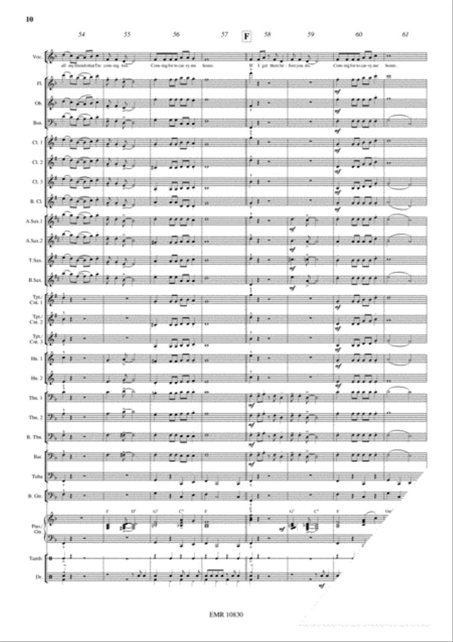 Swing Low Concert Band scores gallery preview page 10