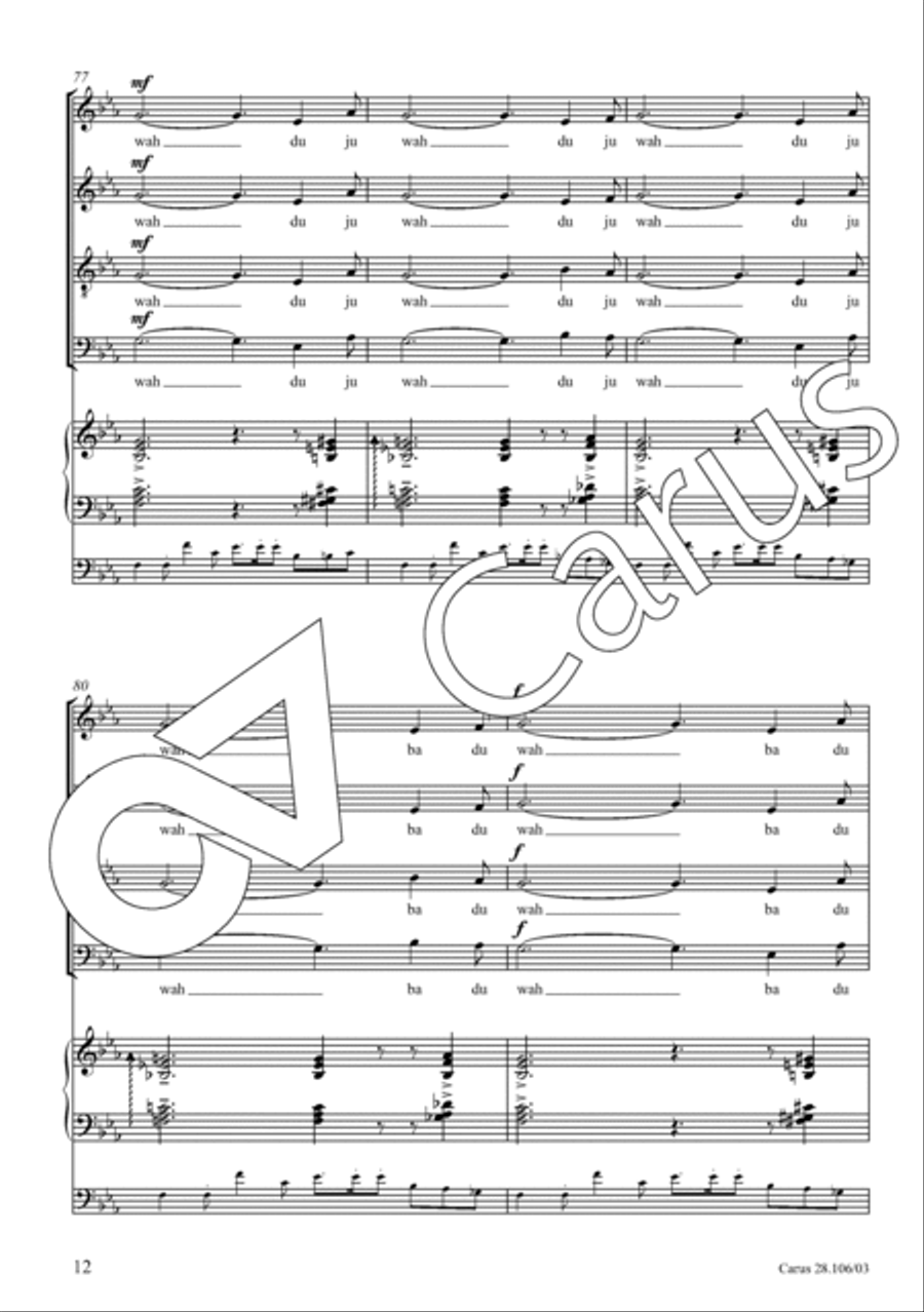 Die mit Schiffen auf dem Meer (Psalm 107) 4-Part scores gallery preview page 13