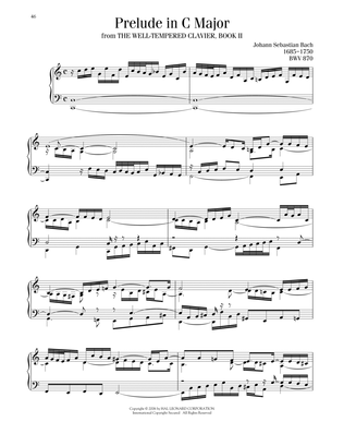 Book cover for Prelude No. 1 In C Major, BWV 870