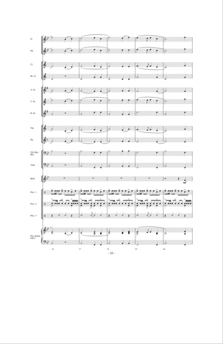 Mi Casa Es Su Casa Mi Casa Es Su Casa Concert Band scores gallery preview page 9