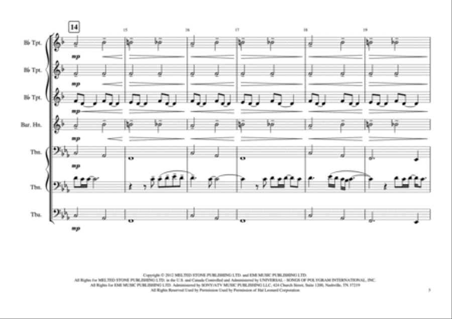Skyfall Small Ensemble scores gallery preview page 5