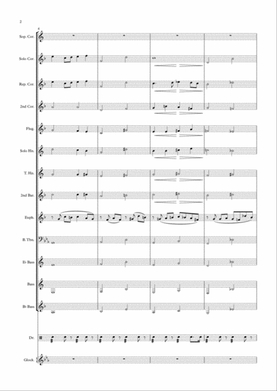 Over The Rainbow (from The Wizard Of Oz) Brass Ensemble scores gallery preview page 2