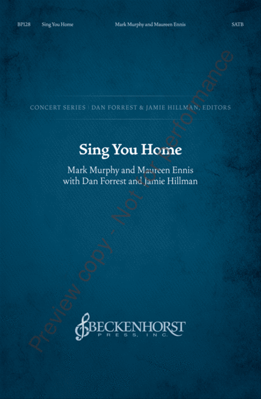Sing You Home 4-Part scores gallery preview page 2