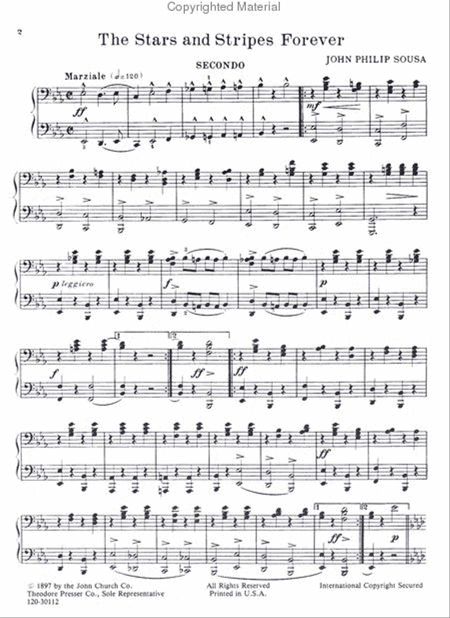 The Stars and Stripes Forever! March Chamber Music scores gallery preview page 2