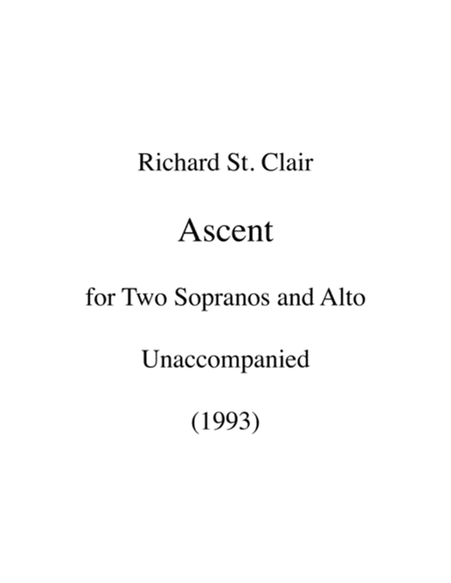 Ascent: A Madrigal for Two Sopranos and Alto, Unaccompanied image number null