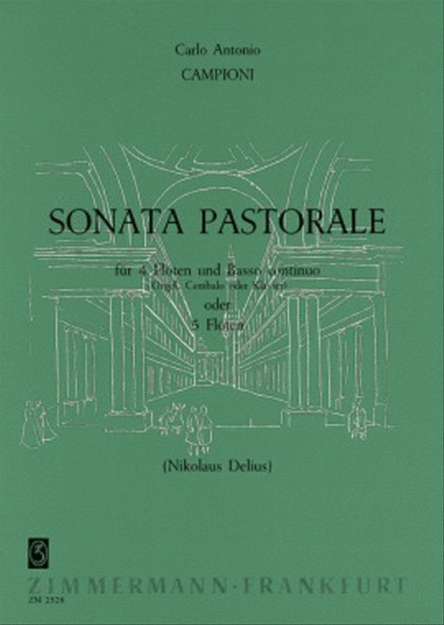 Sonata pastorale Flute scores gallery preview page 1