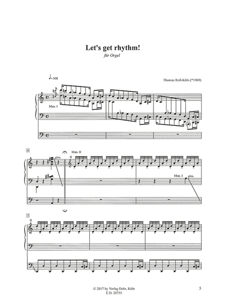 Jazz-Stücke für Orgel (1994-2000)
