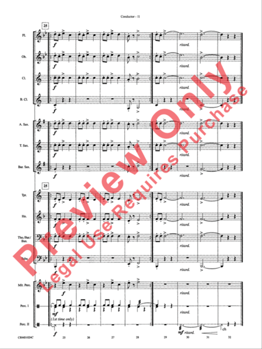 Harry's Wondrous World & Hedwig's Theme (Themes) Concert Band scores gallery preview page 14