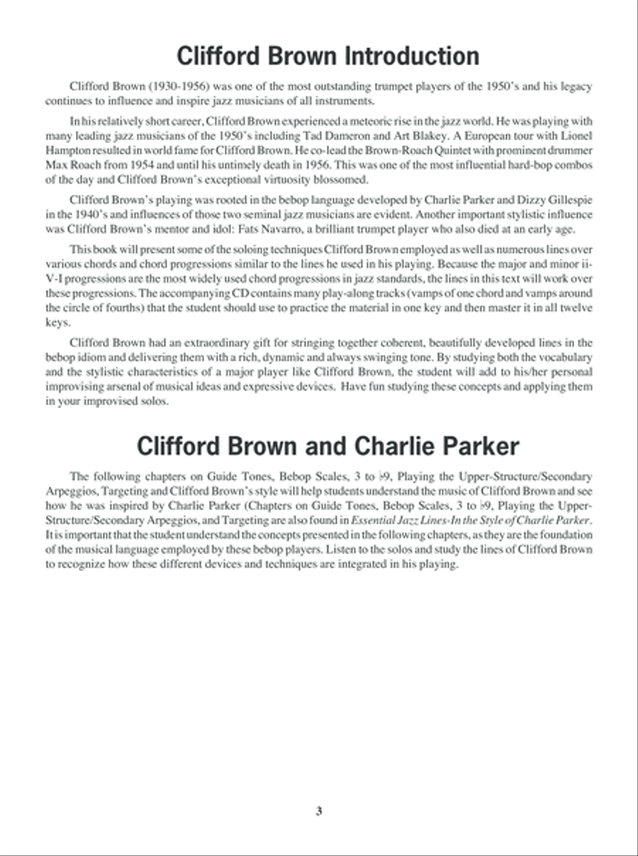 Essential Jazz Lines: In the Style of Clifford Brown-C Edition Oboe scores gallery preview page 4