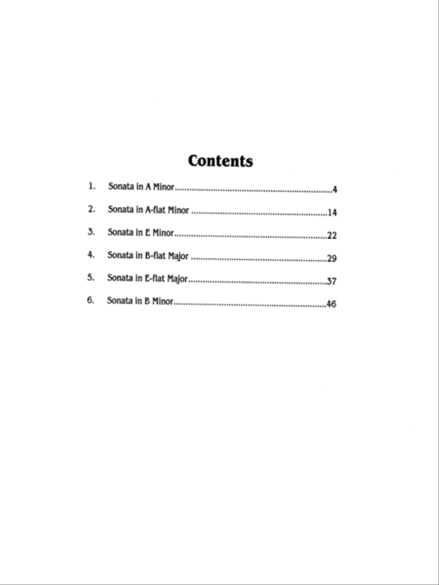 Six Wurttemberg Sonatas Complete Piano Solo scores gallery preview page 4