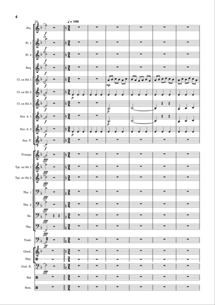 Interstellar Marching Band scores gallery preview page 4