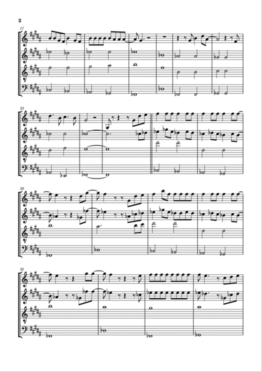 Truth Be Told Truth Be Told Woodwind Quartet scores gallery preview page 3