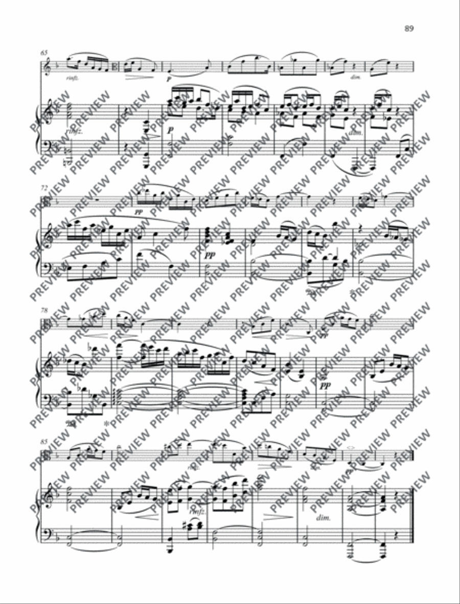 Fantasy Piece No. 2 Piano Accompaniment scores gallery preview page 5