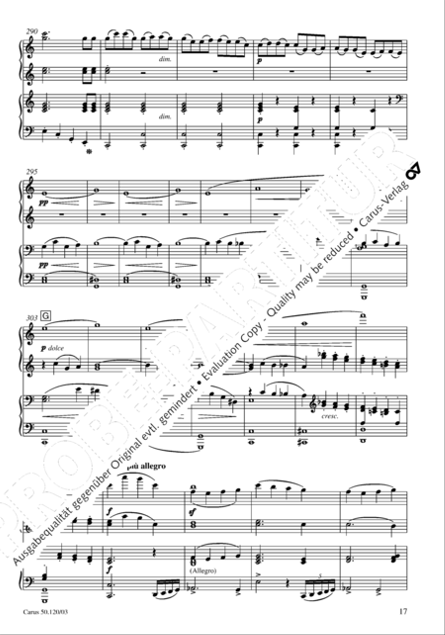 Christoforus + Das Tochterlein des Jairus (Gesamtausgabe, Bd. 9) 4-Part scores gallery preview page 18