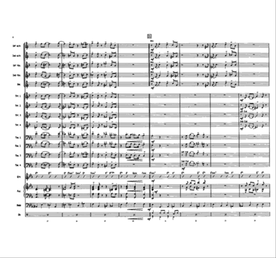 Jingle Bells Jazz Ensemble scores gallery preview page 4
