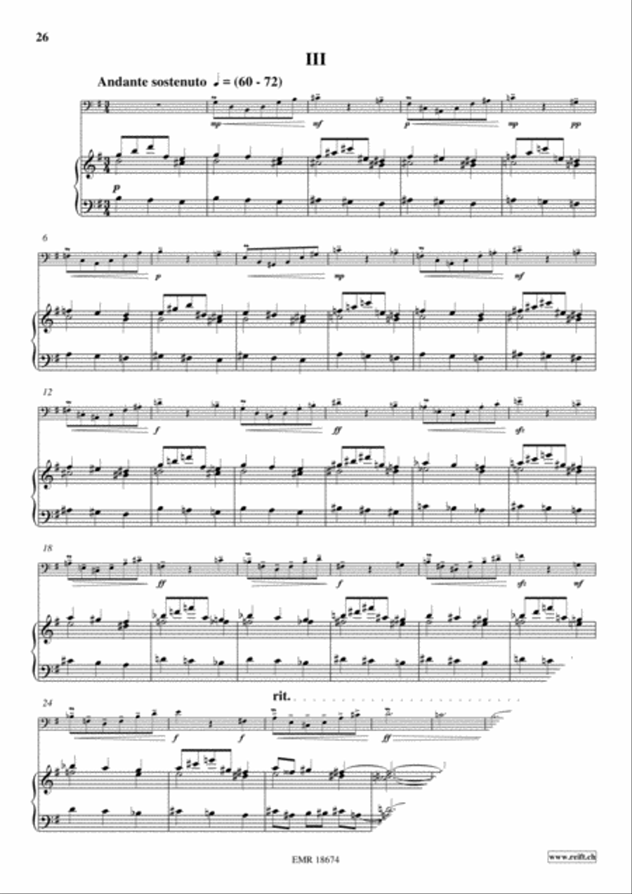 5 Etudes d'Intonation Piano Accompaniment scores gallery preview page 7
