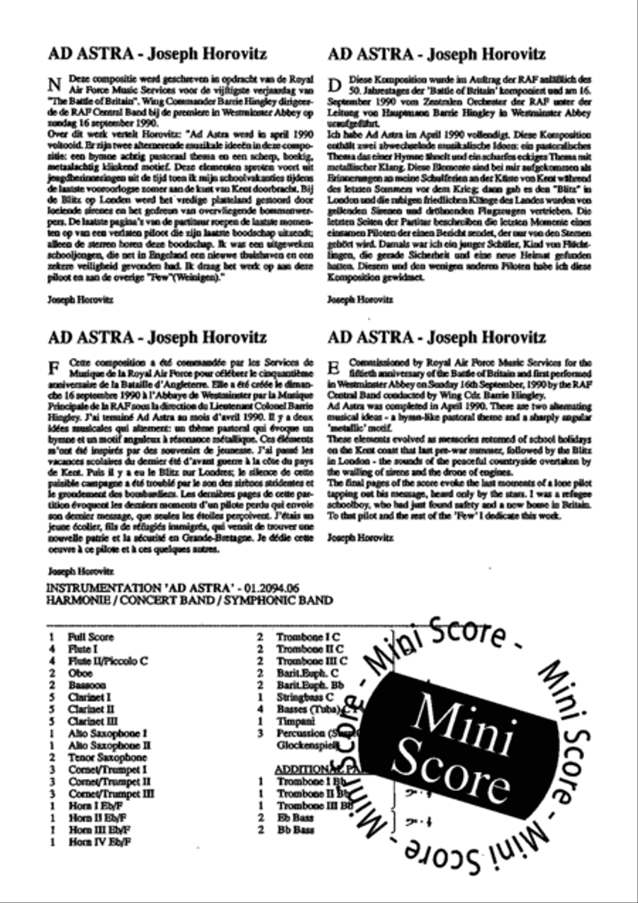 Ad Astra Concert Band scores gallery preview page 6