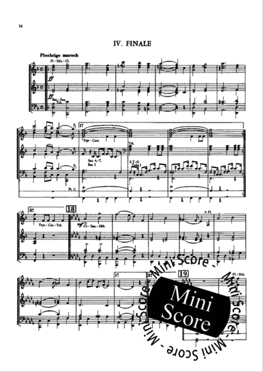 Fantasia from Concert Suite Concert Band scores gallery preview page 14