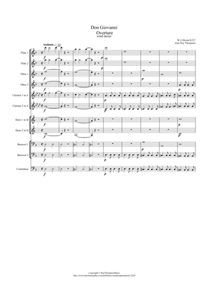 Mozart: Don Giovanni Overture K527 - wind dectet