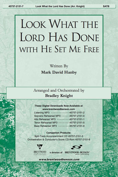 Look What The Lord Has Done With He Set Me Free (Orchestra Parts and Score, CD-ROM)