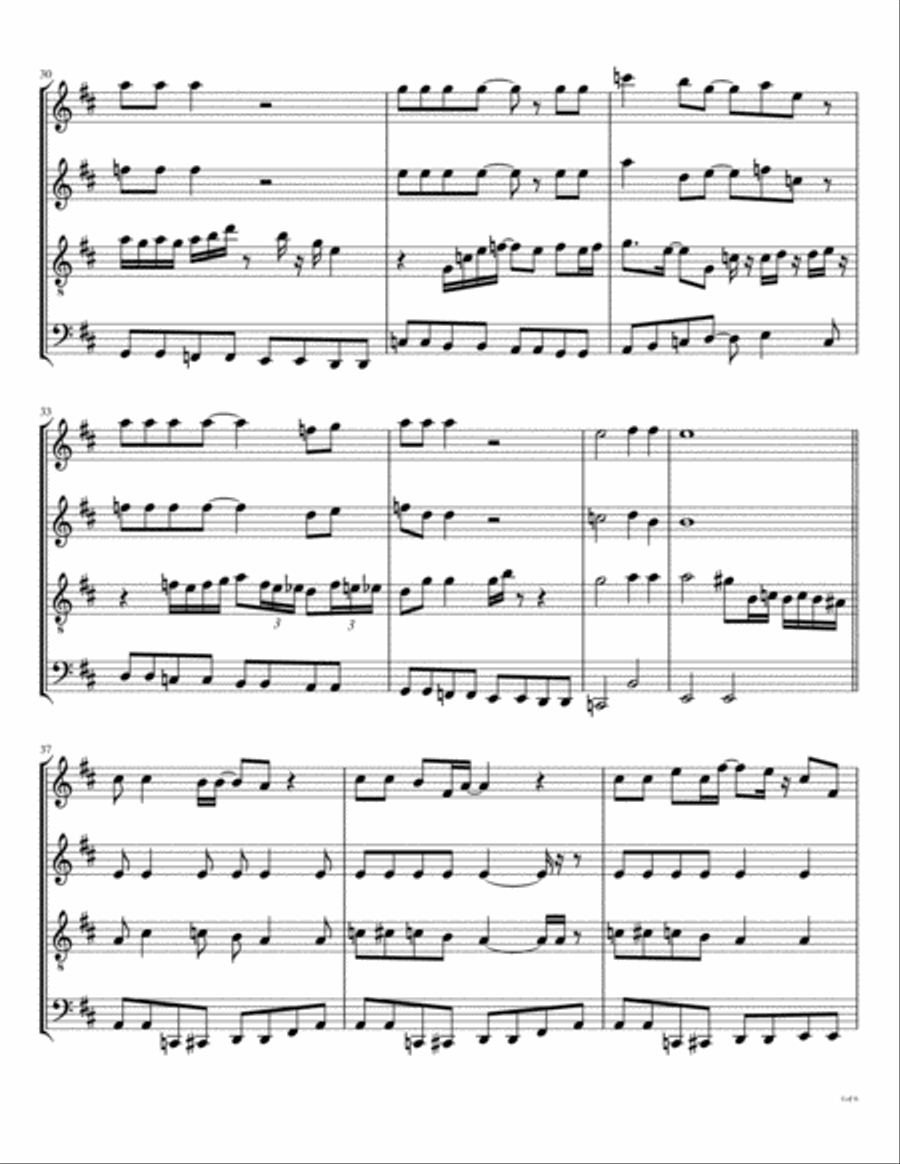 Lady Madonna Woodwind Quartet scores gallery preview page 5