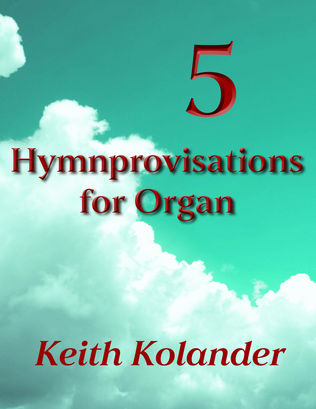 Book cover for 5 Hymnprovisations for Organ