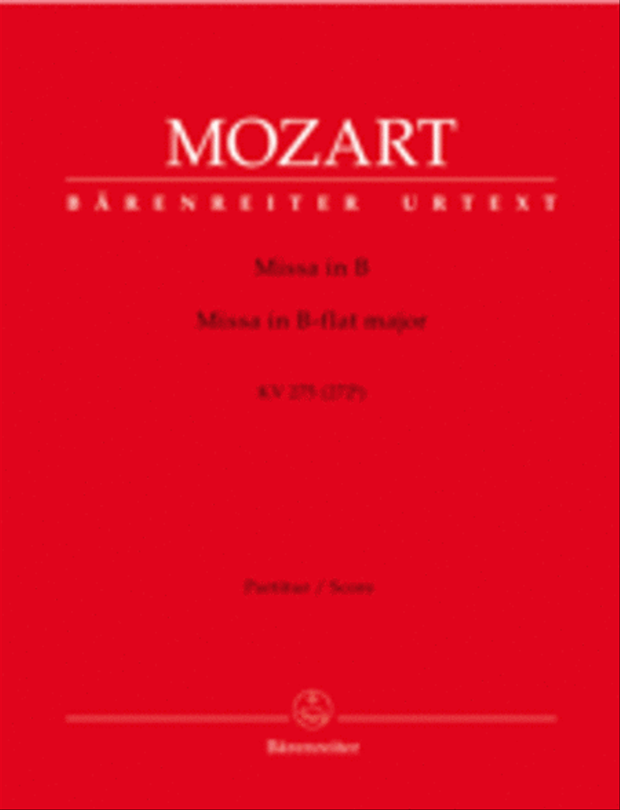 Missa brevis B flat major, KV 275 (272b)