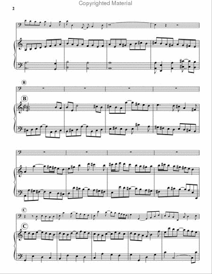 One Moment (for my wife) Euphonium scores gallery preview page 3