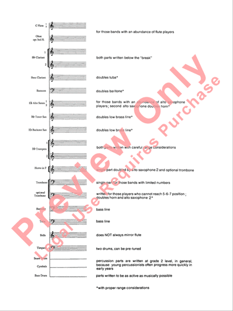 Crestar Overture Crestar Overture Concert Band scores gallery preview page 3