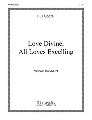 Book cover for Love Divine, All Loves Excelling (Downloadable Full Score)