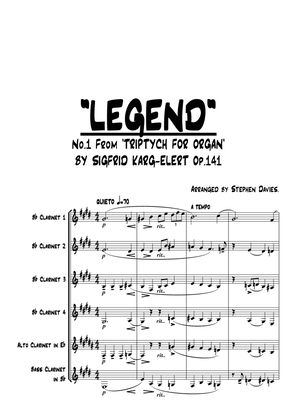 "LEGEND" No.1 from Tryptych For Organ Op.141