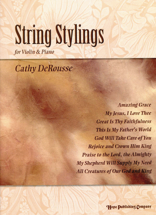 Book cover for String Stylings (For Violin and Piano)