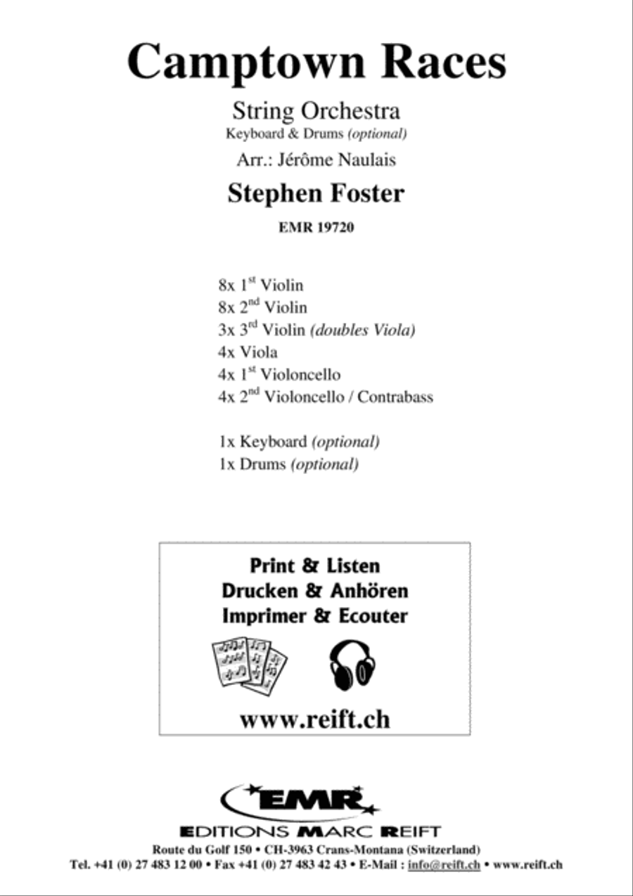 Camptown Races Camptown Races String Orchestra scores gallery preview page 2